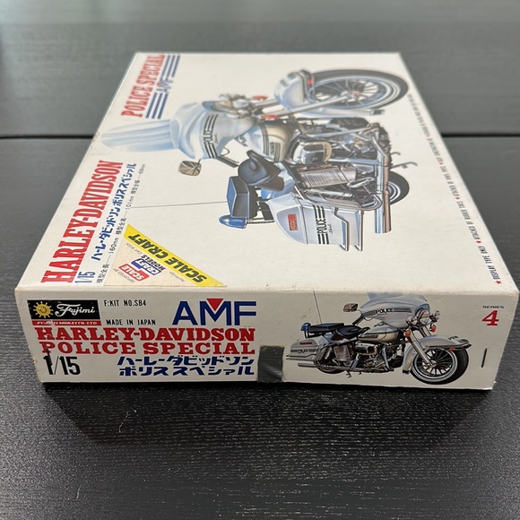 Harley-Davidson Fujimi Scale Craft Police Special AMF Model Motorcycle - Picture 5 of 8